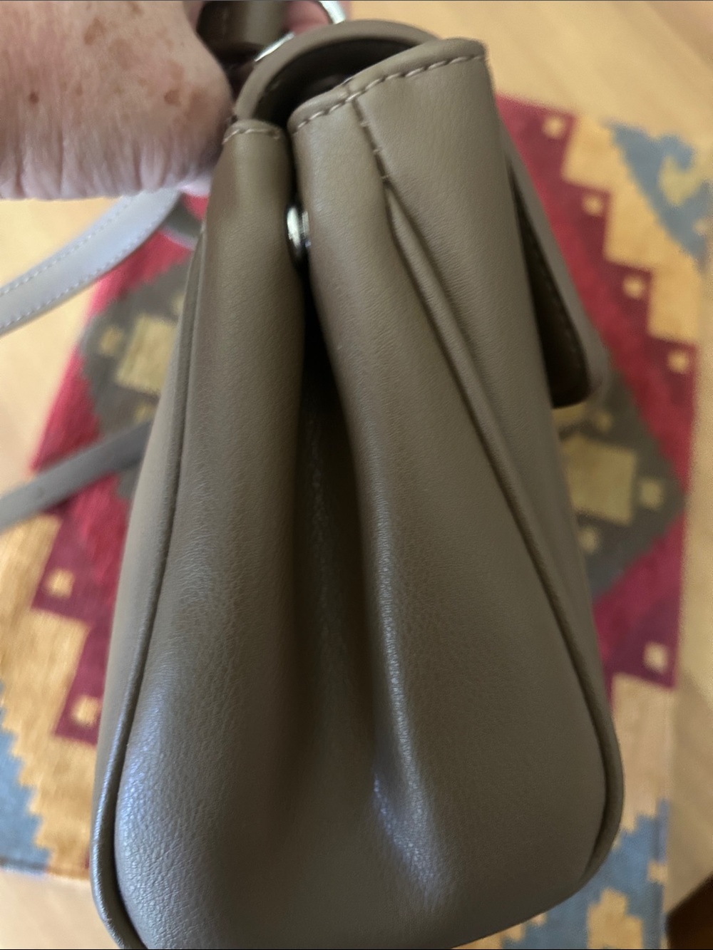 Walter Baker Taupe Mini Top-Handle Crossbody - Picture 6 of 7